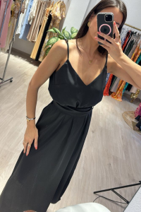 Φόρεμα σατεν μιντι Nicol