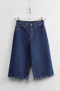 Denim Culotte Βερμούδα – Σκούρο Μπλε