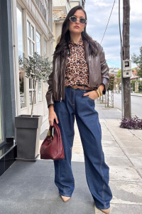 Παντελόνι Jean  Balloon fit  Μπλε 