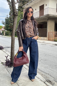 Παντελόνι Jean  Balloon fit  Μπλε 