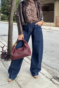 Παντελόνι Jean  Balloon fit  Μπλε 