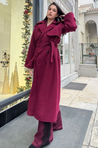 Πανωφόρι με ζώνη στη μέση