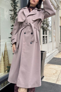 Πανωφόρι με ζώνη στη μέση 